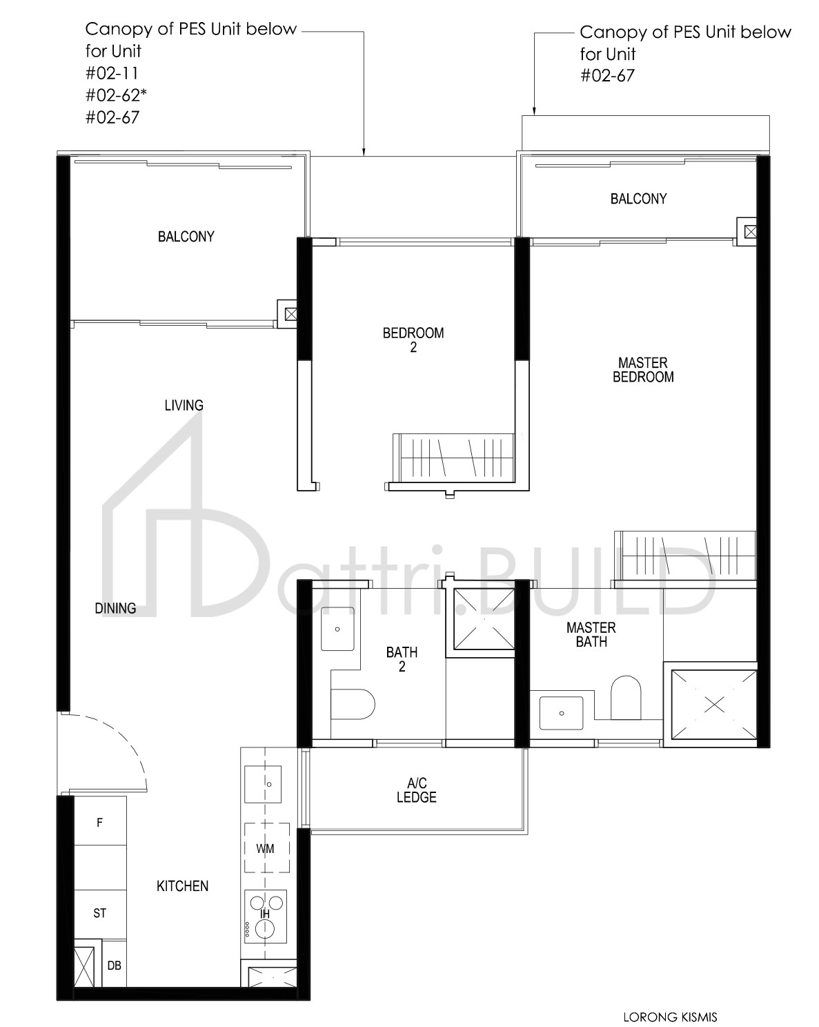 DAINTREE RESIDENCE B4e floorplan (watermarked)