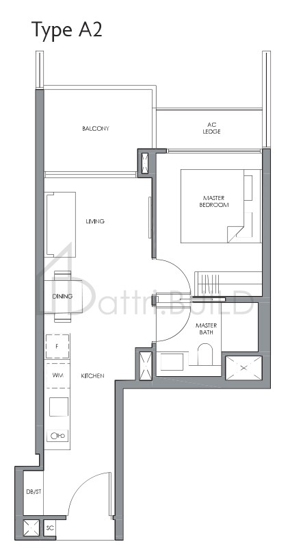 FOURTH AVENUE RESIDENCES A2 floorplan (watermarked)