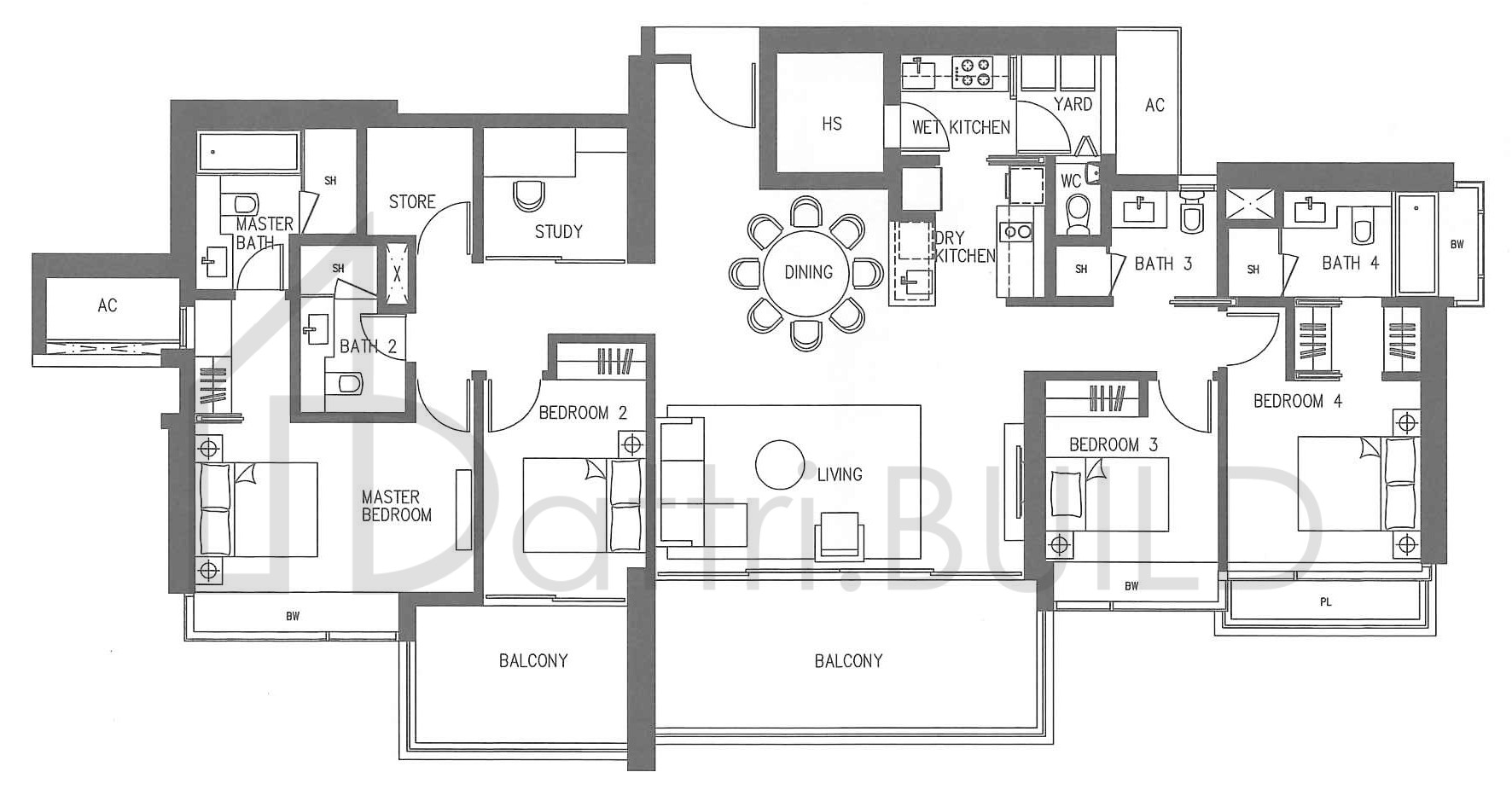 CONCOURSE SKYLINE D2-b floorplan (watermarked)