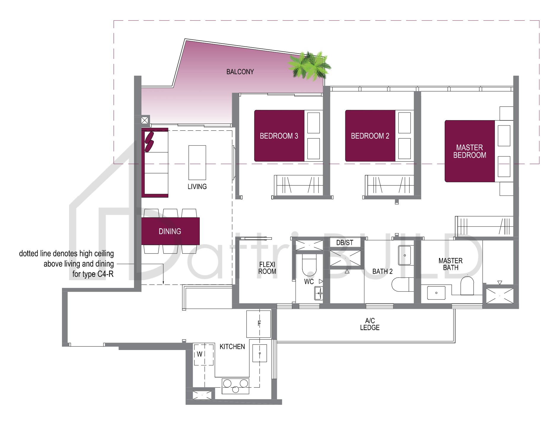 LAKE GRANDE C4 floorplan (watermarked)