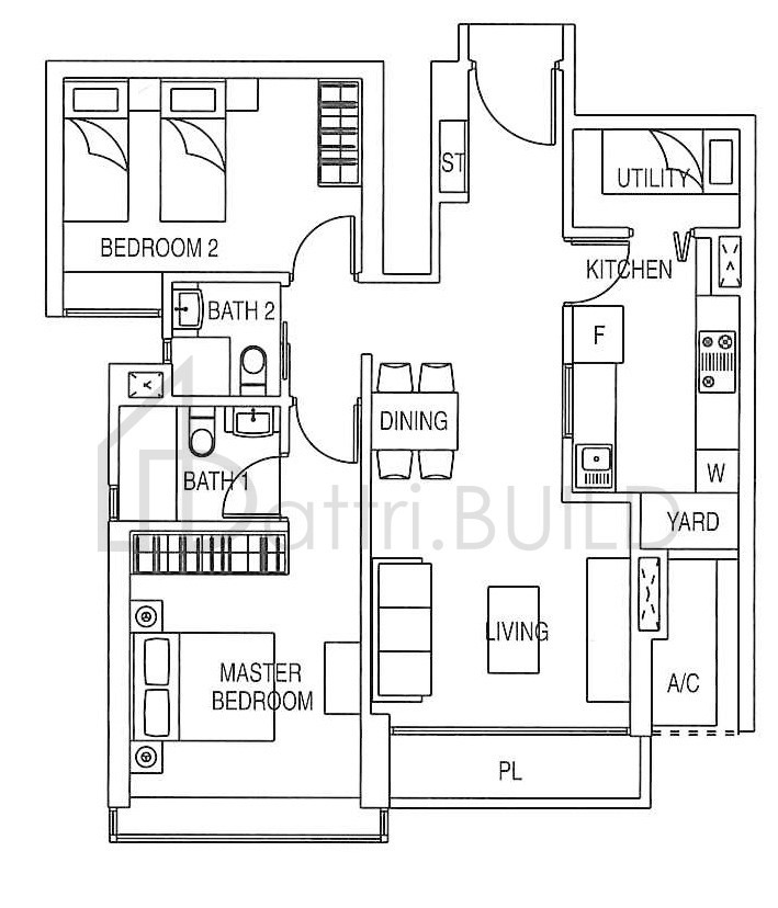 CITYLIGHTS Ca-1 floorplan (watermarked)