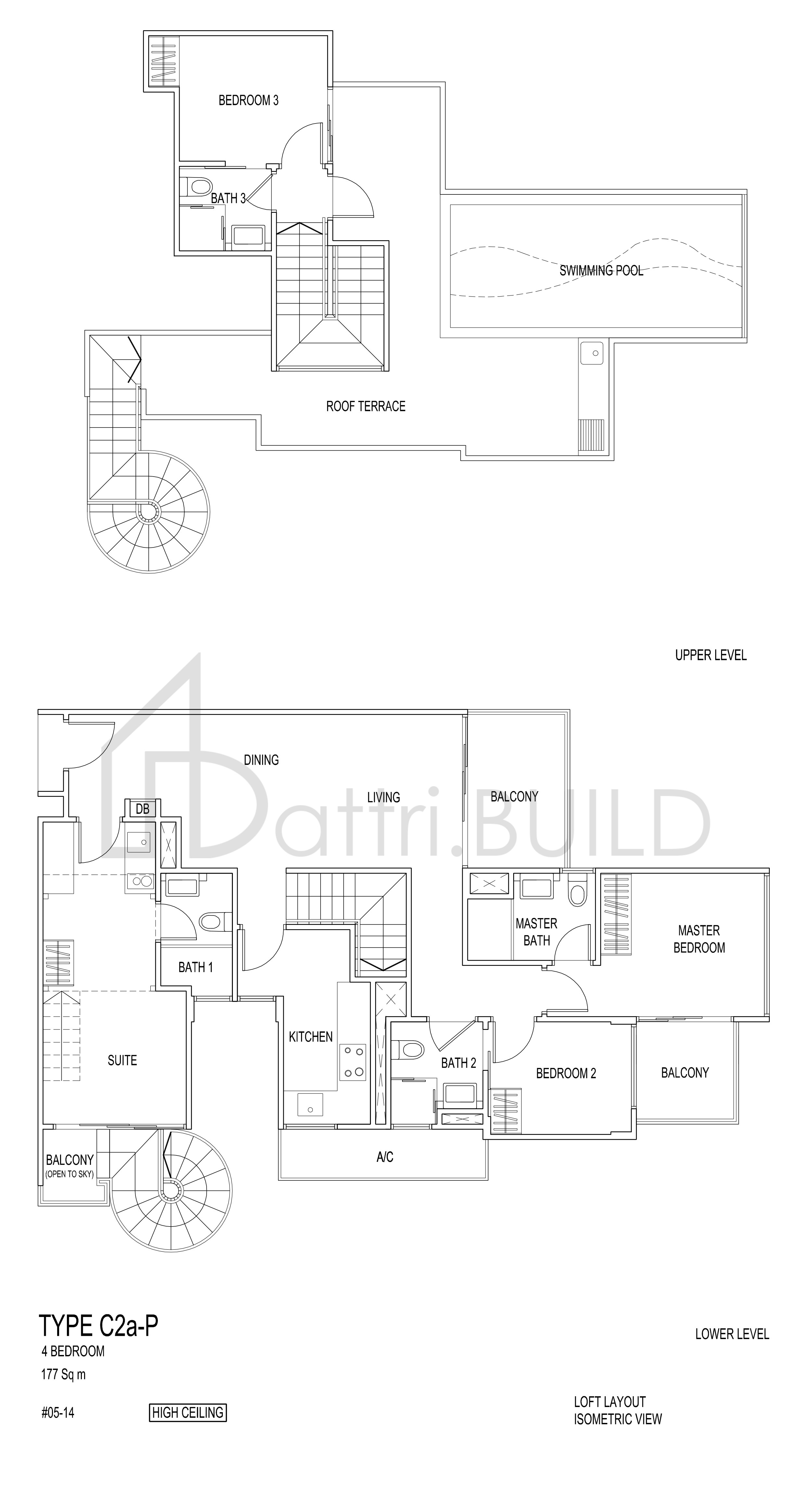 JADE RESIDENCES C2a-P floorplan (watermarked)