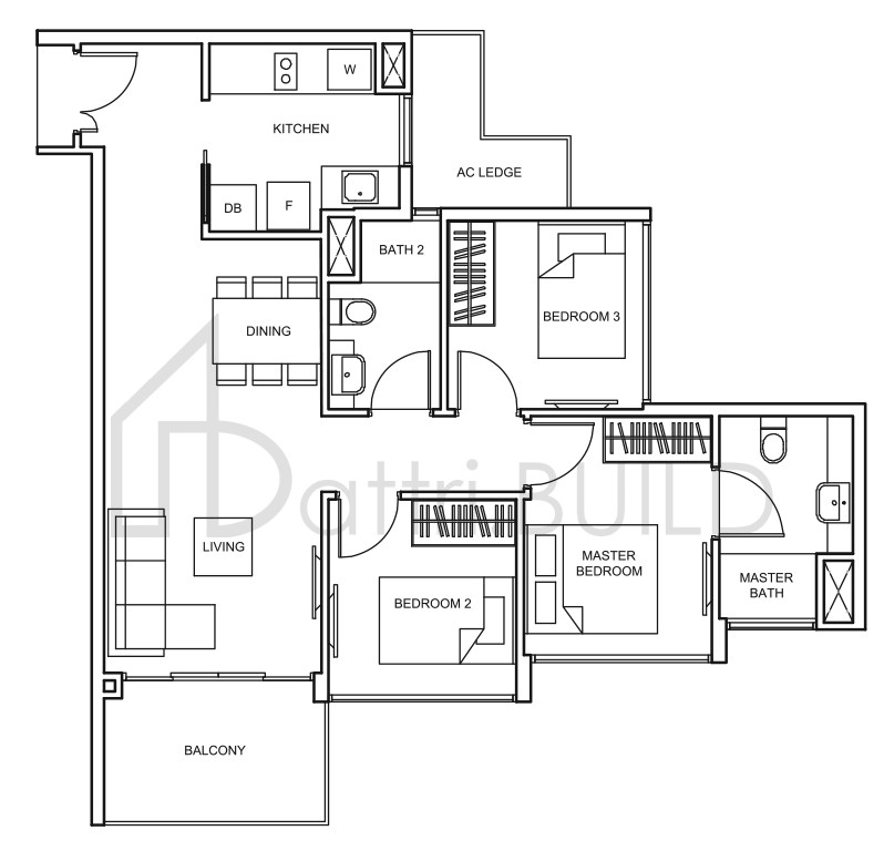 THE GLADES Cc5 floorplan (watermarked)