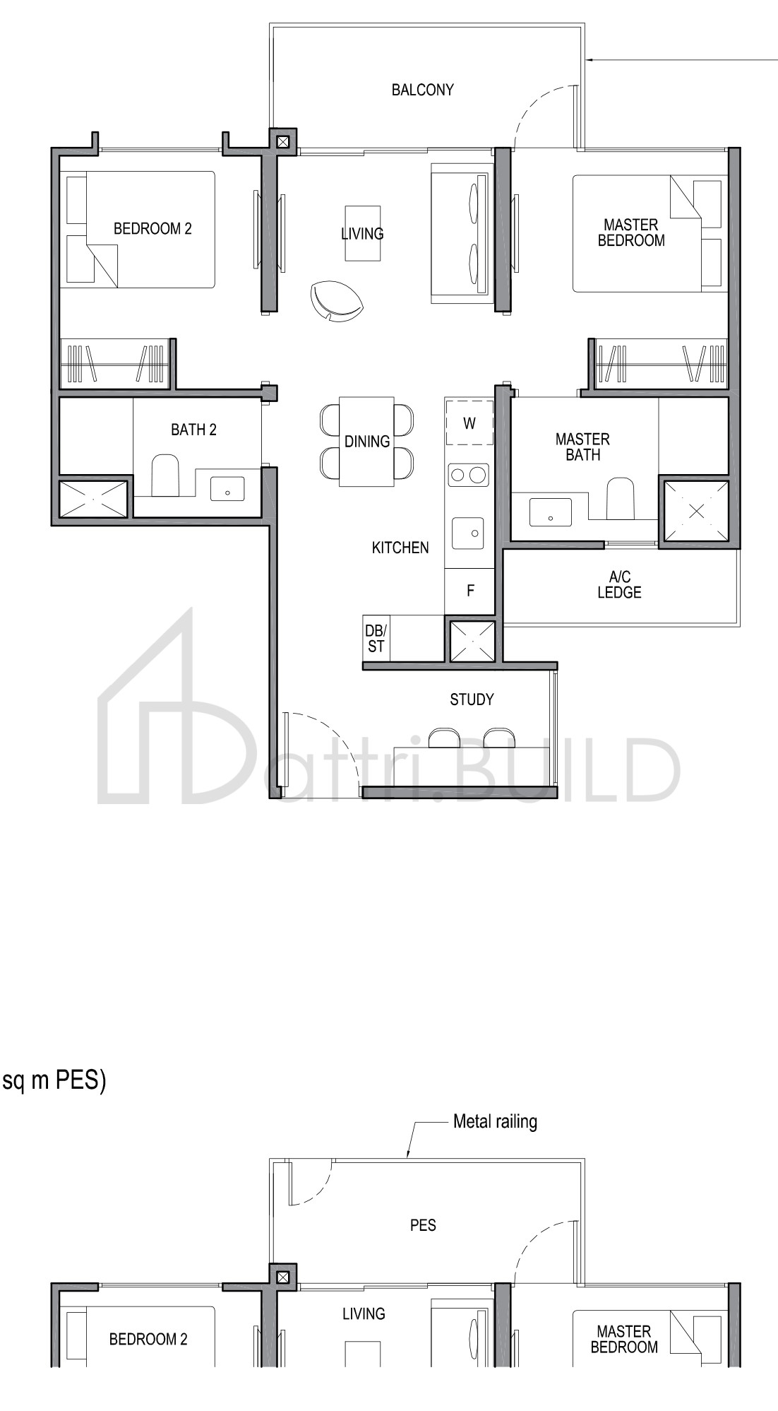 PARK COLONIAL 2S1-G floorplan (watermarked)