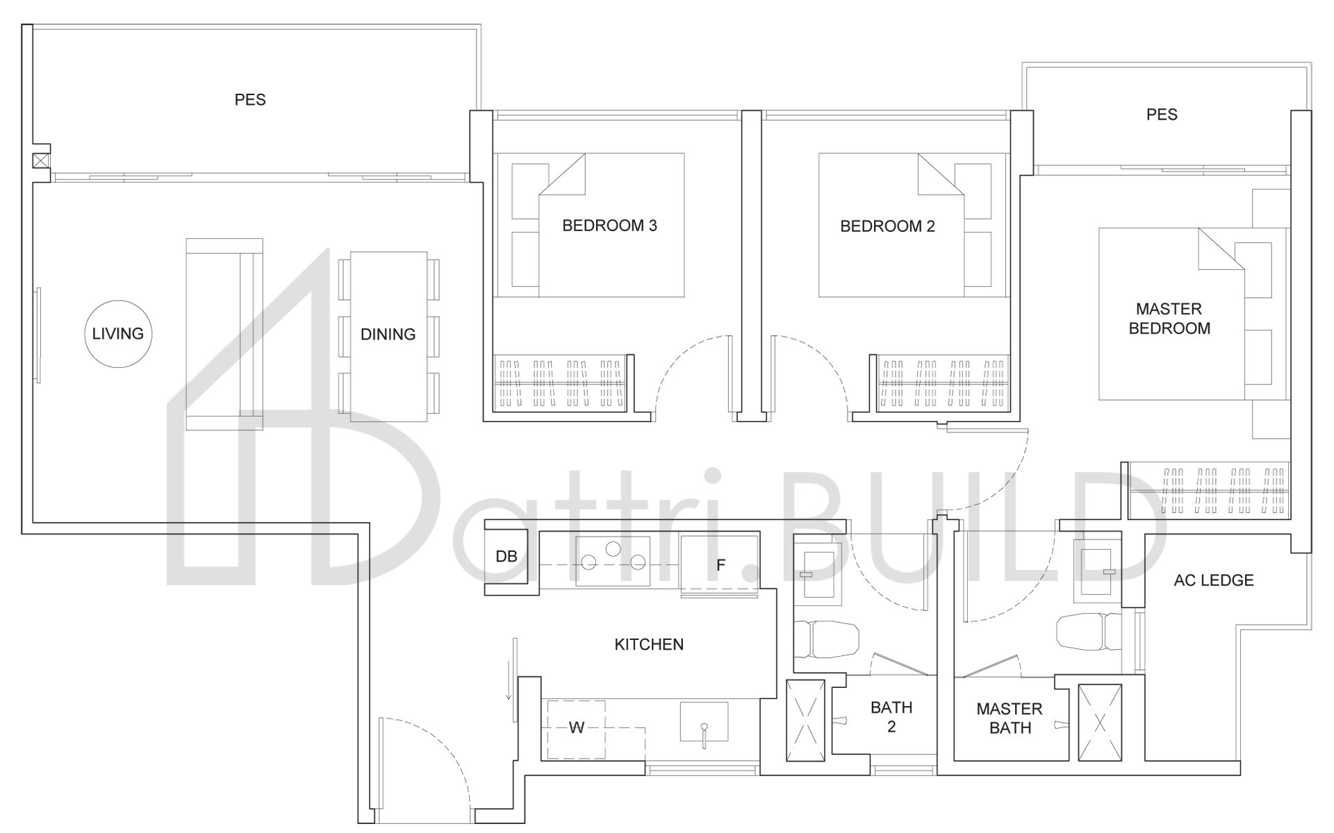 THE CRITERION B5P floorplan (watermarked)