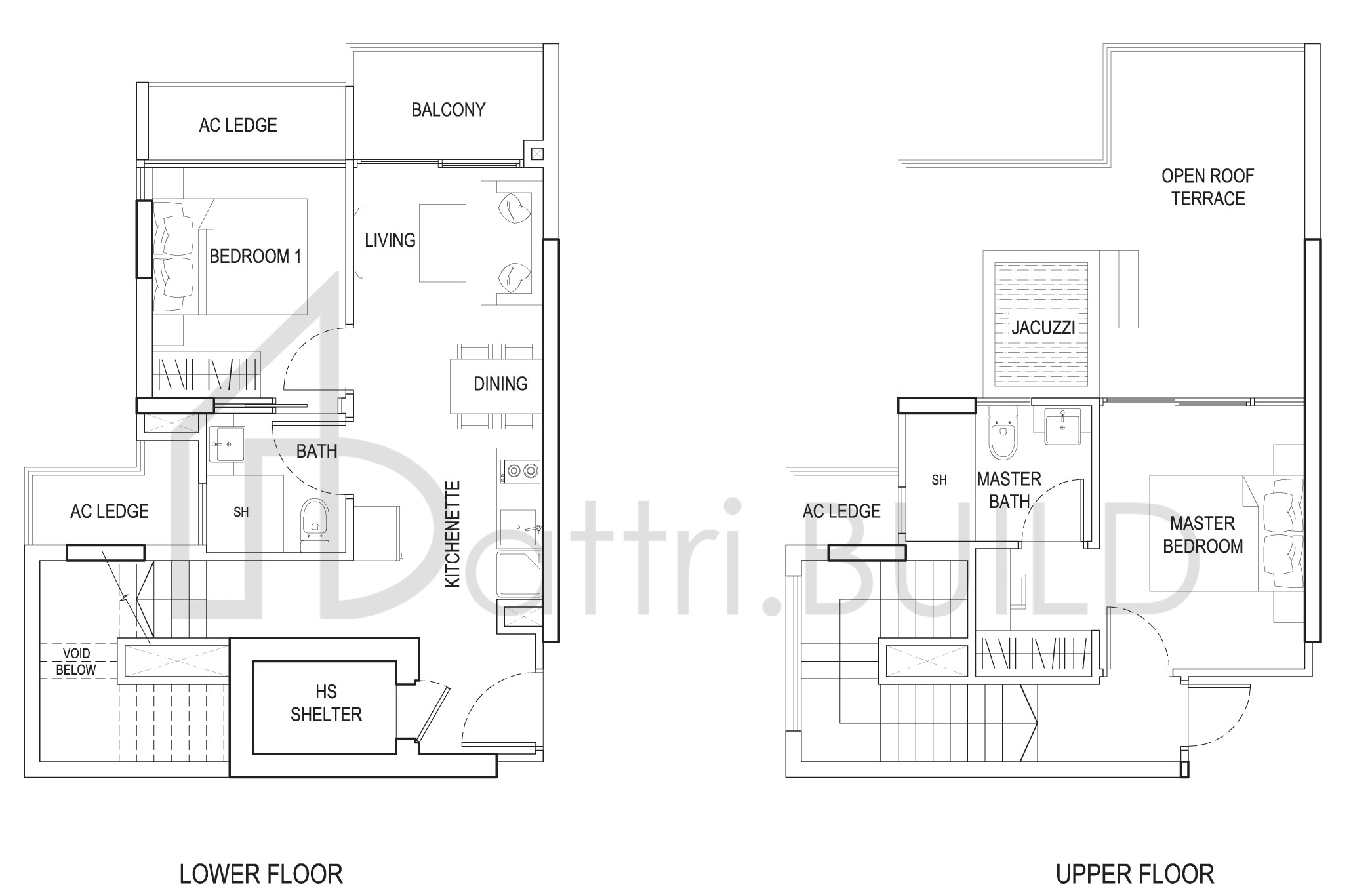 URBAN VISTA 2C1 floorplan (watermarked)