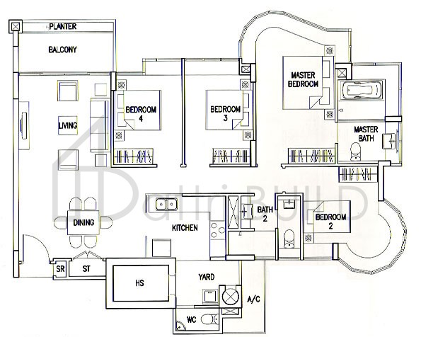 THE CALROSE C5 floorplan (watermarked)