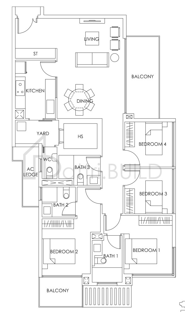 BEDOK RESIDENCES D2 (M) floorplan (watermarked)