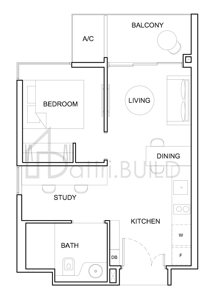 HIGH PARK RESIDENCES 1S1-b floorplan (watermarked)
