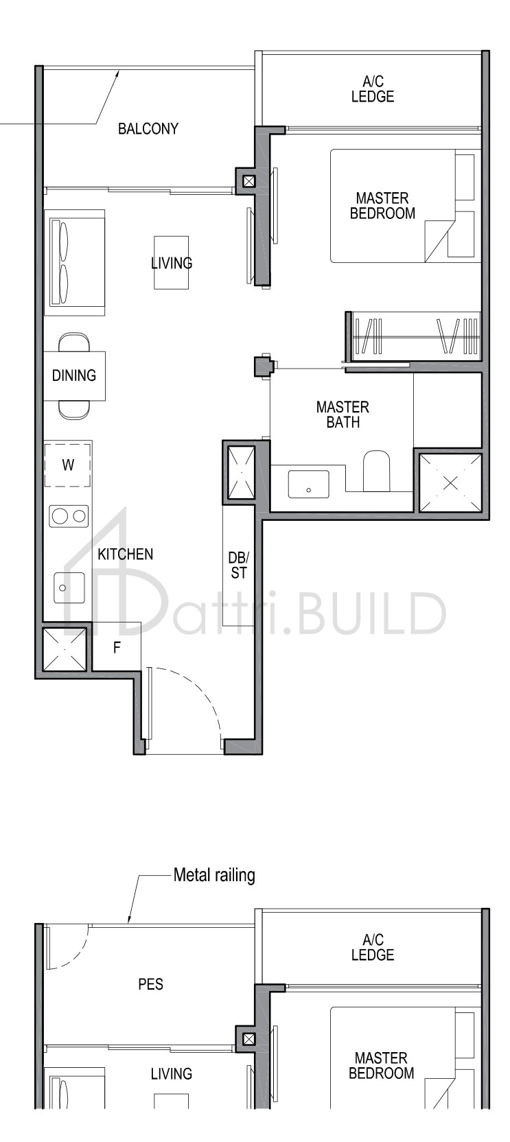 PARK COLONIAL 1B1a-G floorplan (watermarked)