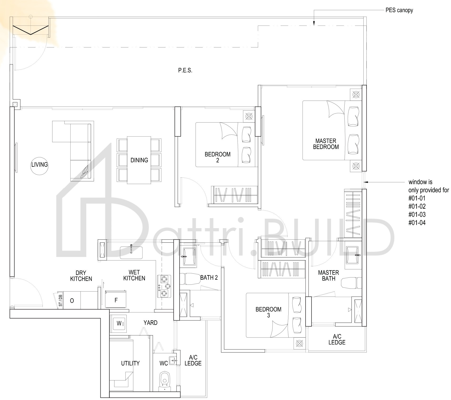 THE RAINFOREST B3p floorplan (watermarked)