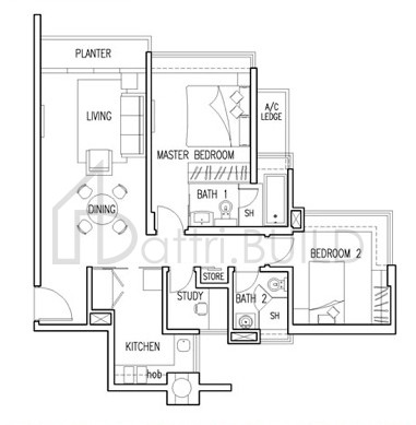 CAIRNHILL RESIDENCES B1 floorplan (watermarked)