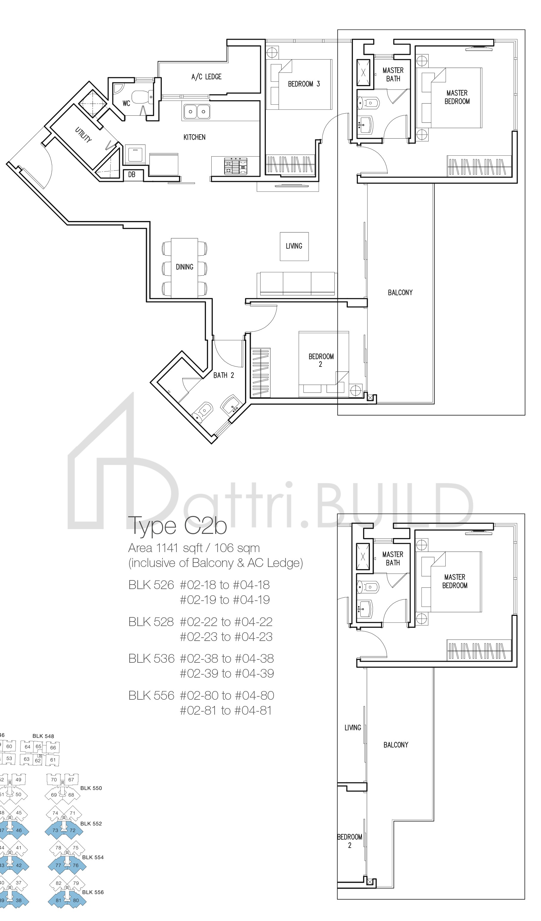 THE MILTONIA RESIDENCES C2b floorplan (watermarked)