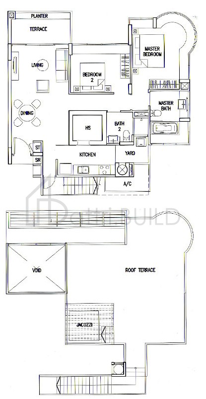 THE CALROSE TA5 floorplan (watermarked)