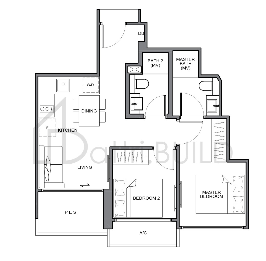 THE NAVIAN A1-G floorplan (watermarked)