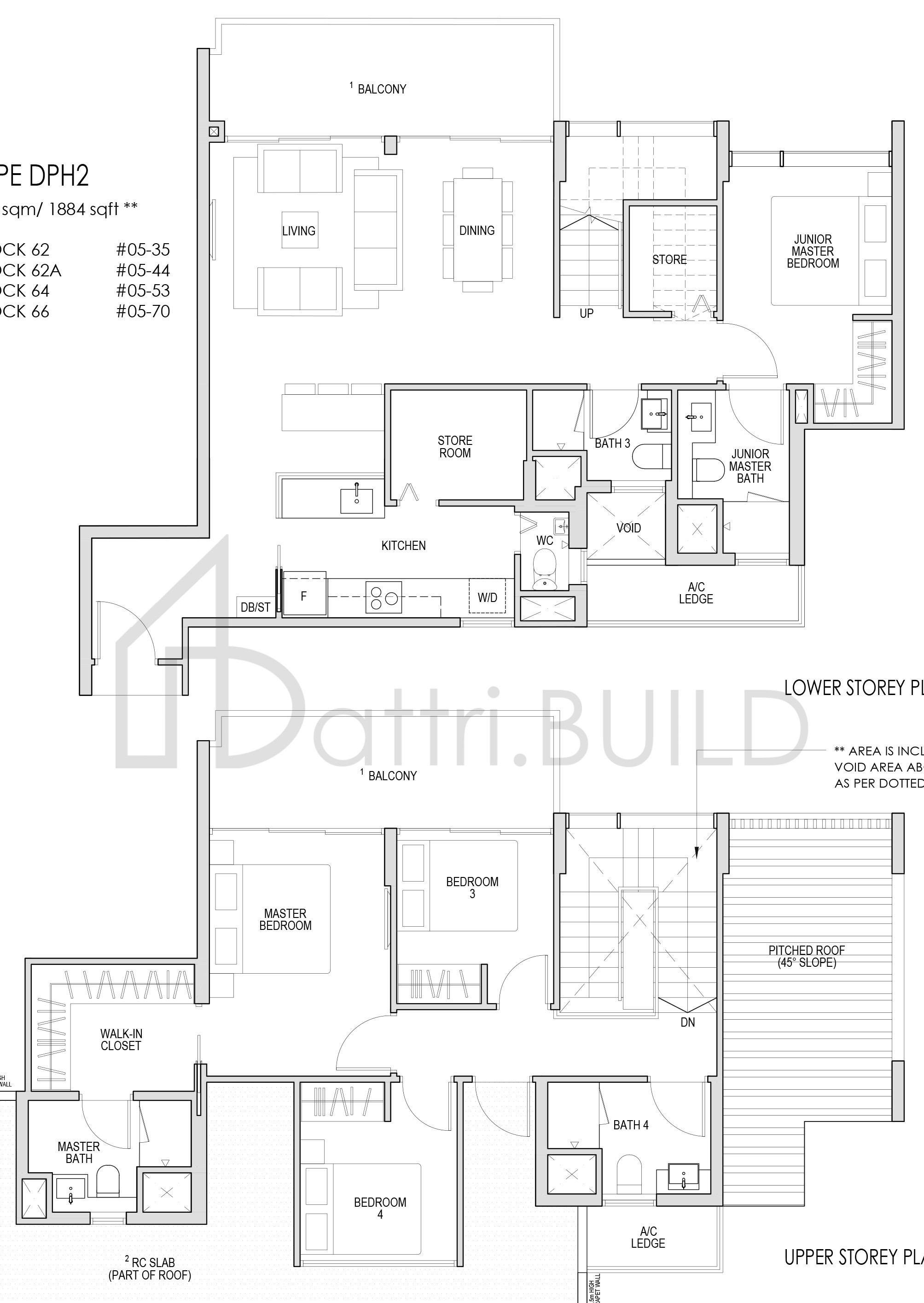 KENT RIDGE HILL RESIDENCES DPH2 floorplan (watermarked)