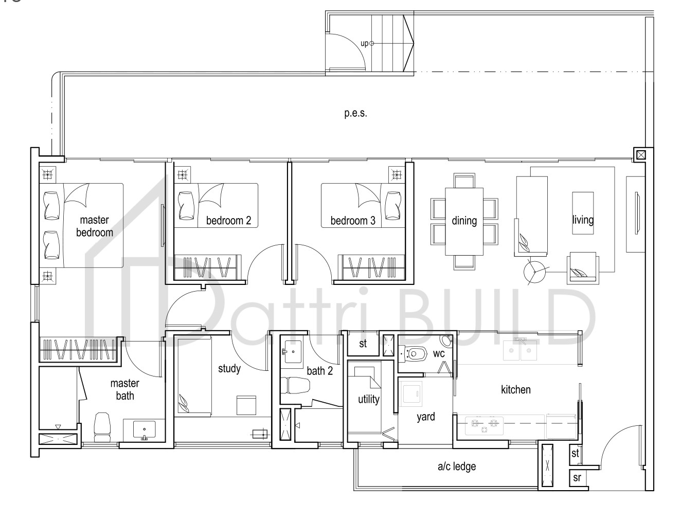 TREE HOUSE BS3p floorplan (watermarked)