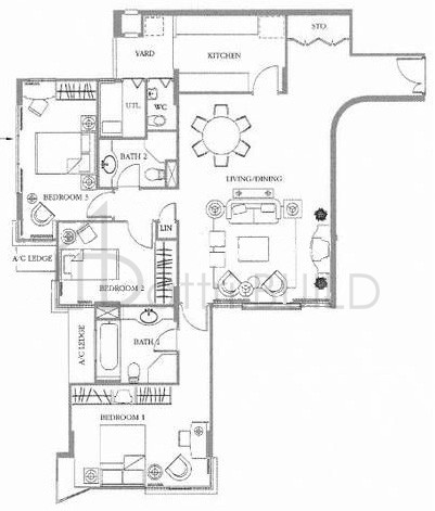 THE TESSARINA C9 floorplan (watermarked)