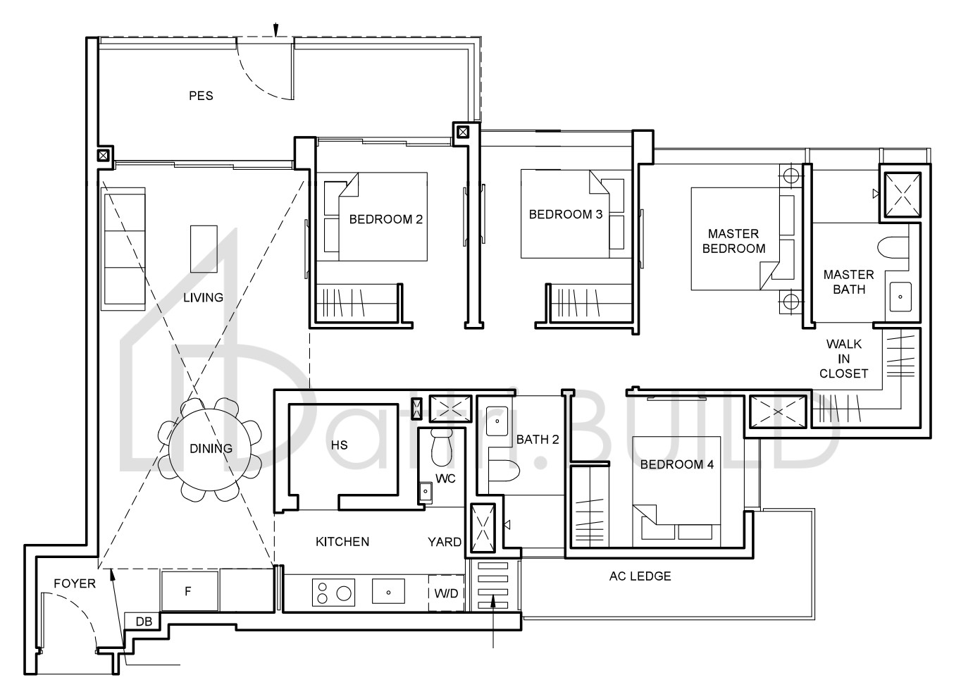 FORETT AT BUKIT TIMAH D1a(pd) floorplan (watermarked)