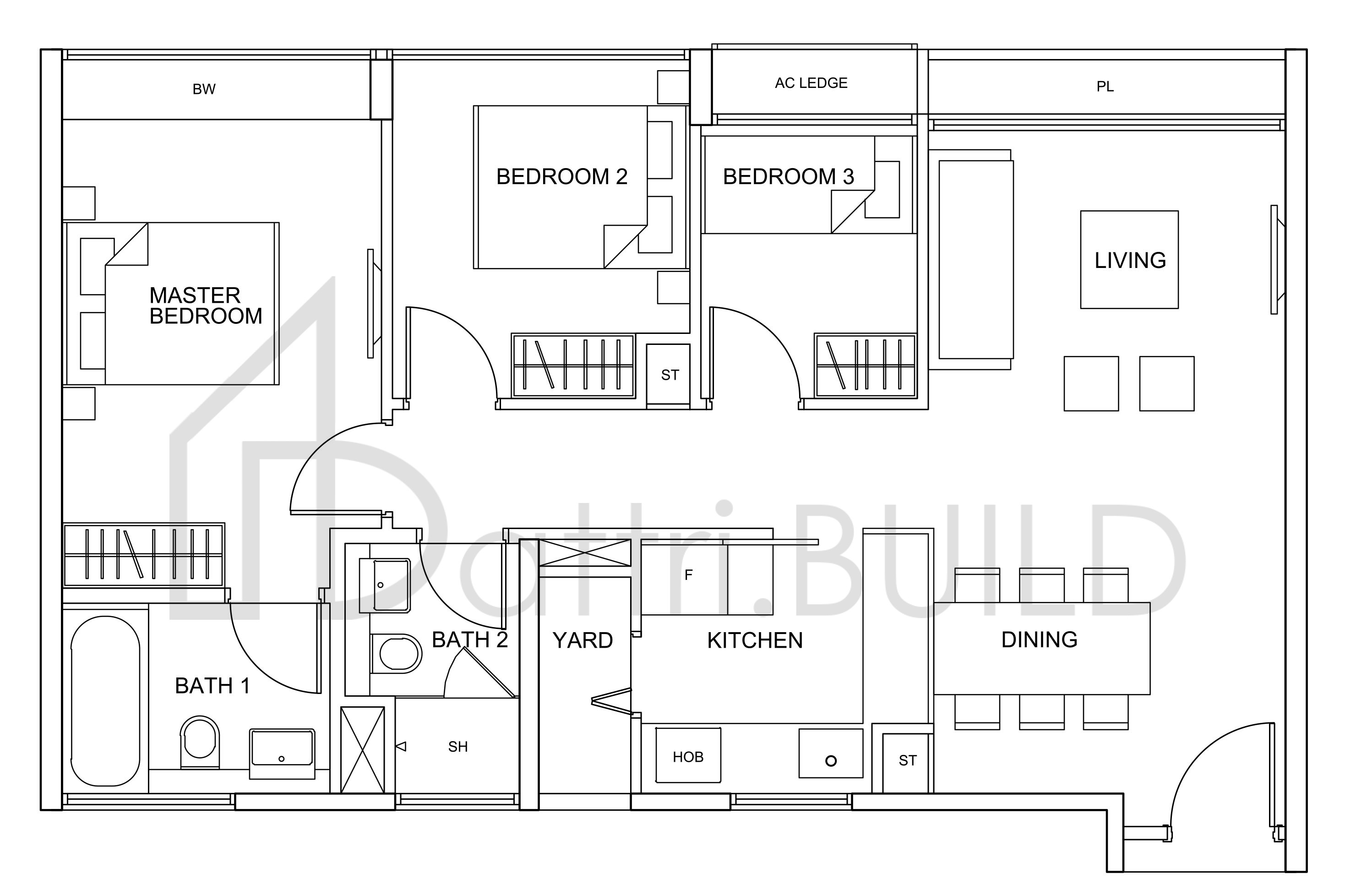 RV RESIDENCES C1 floorplan (watermarked)