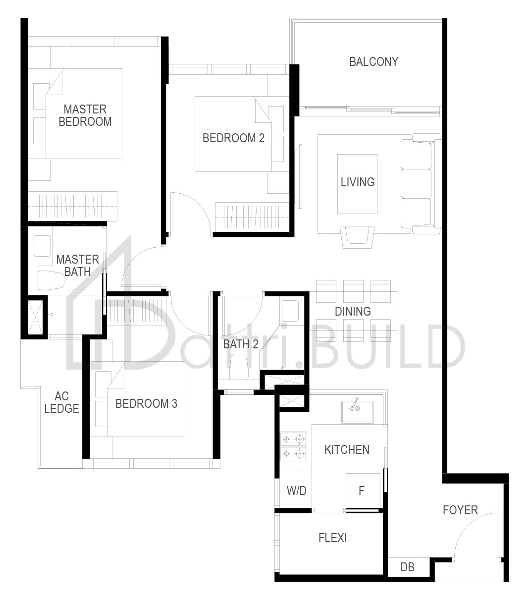 THE GAZANIA C6 floorplan (watermarked)