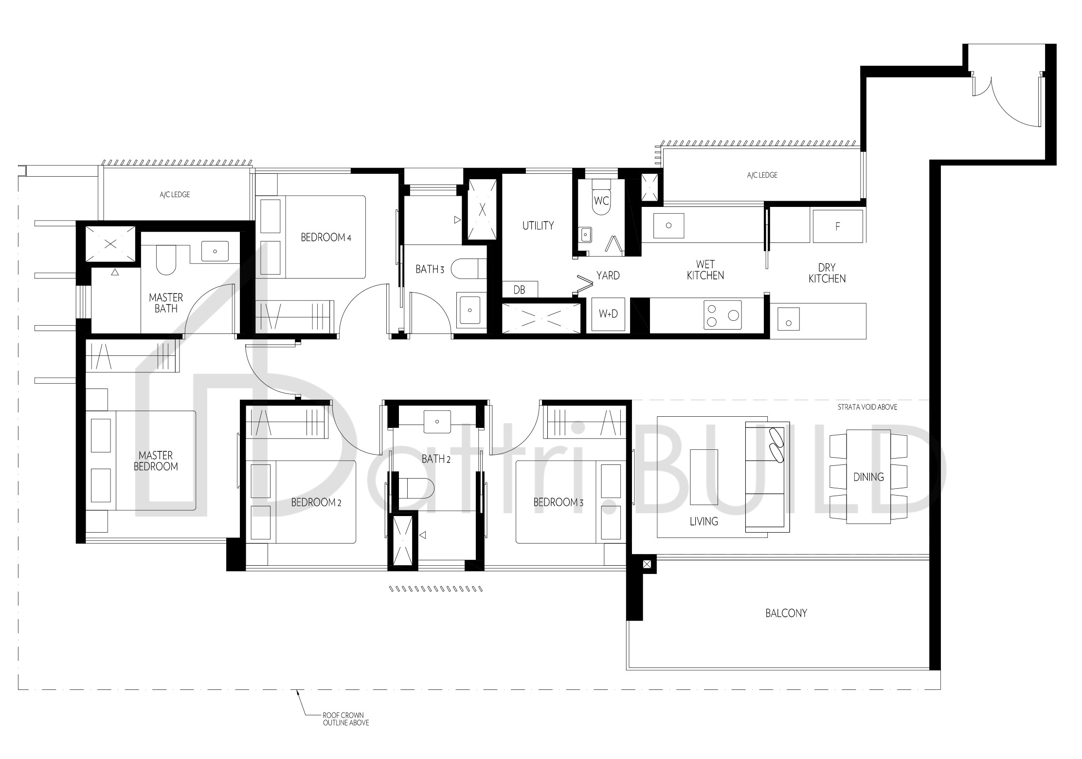 AMBER 45 DP floorplan (watermarked)