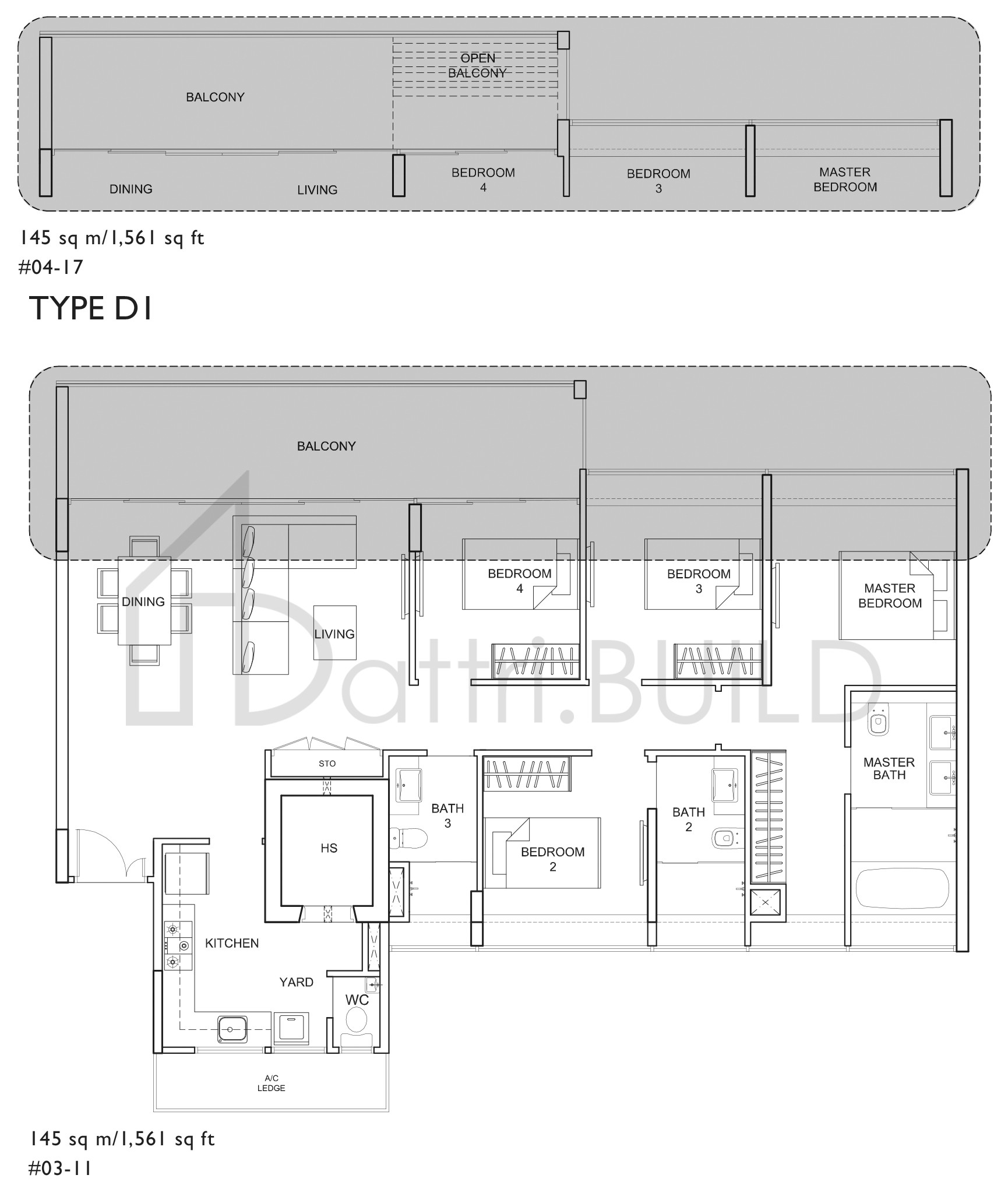 UBER 388 D1 floorplan (watermarked)