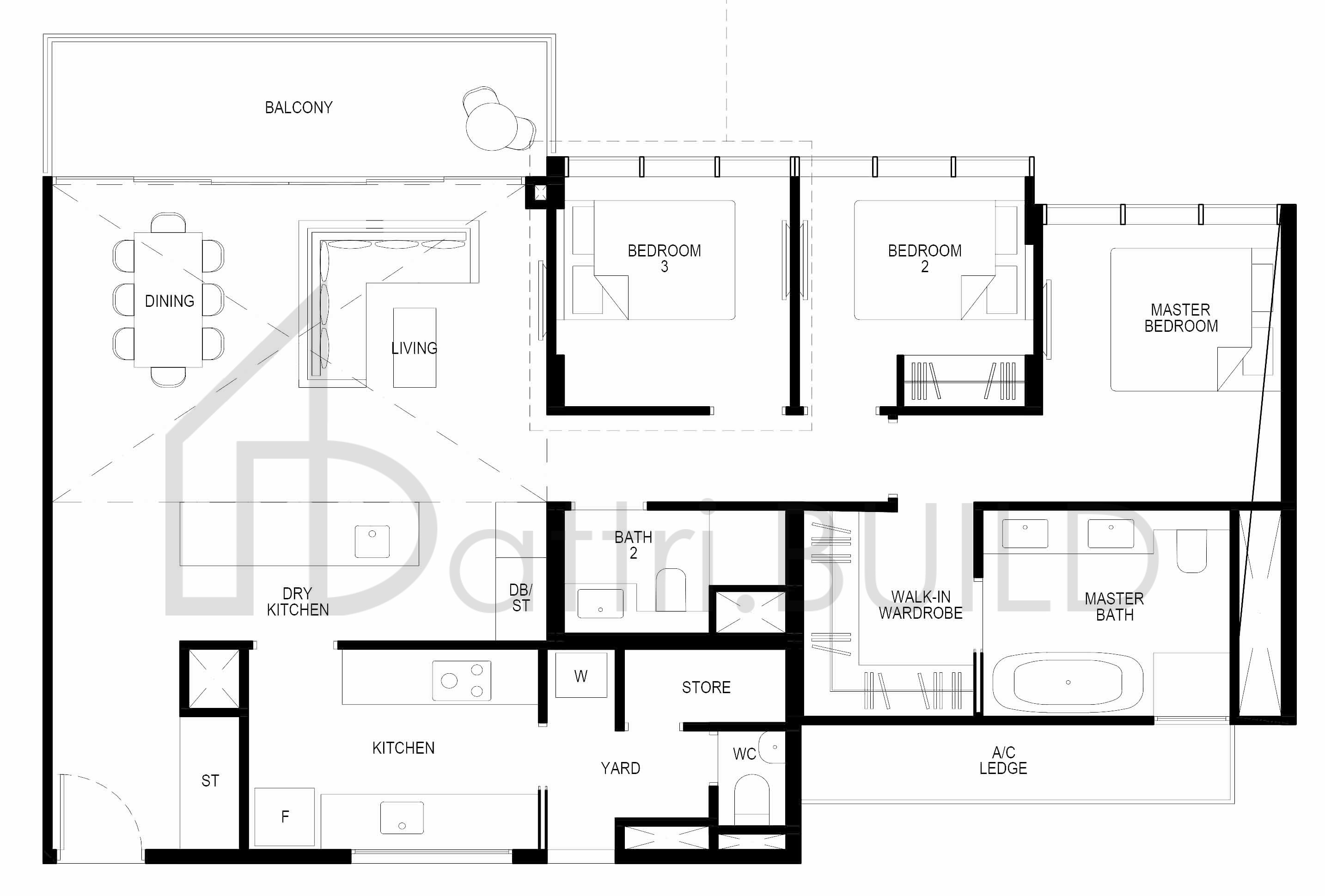 KOPAR AT NEWTON 3D3-PH floorplan (watermarked)