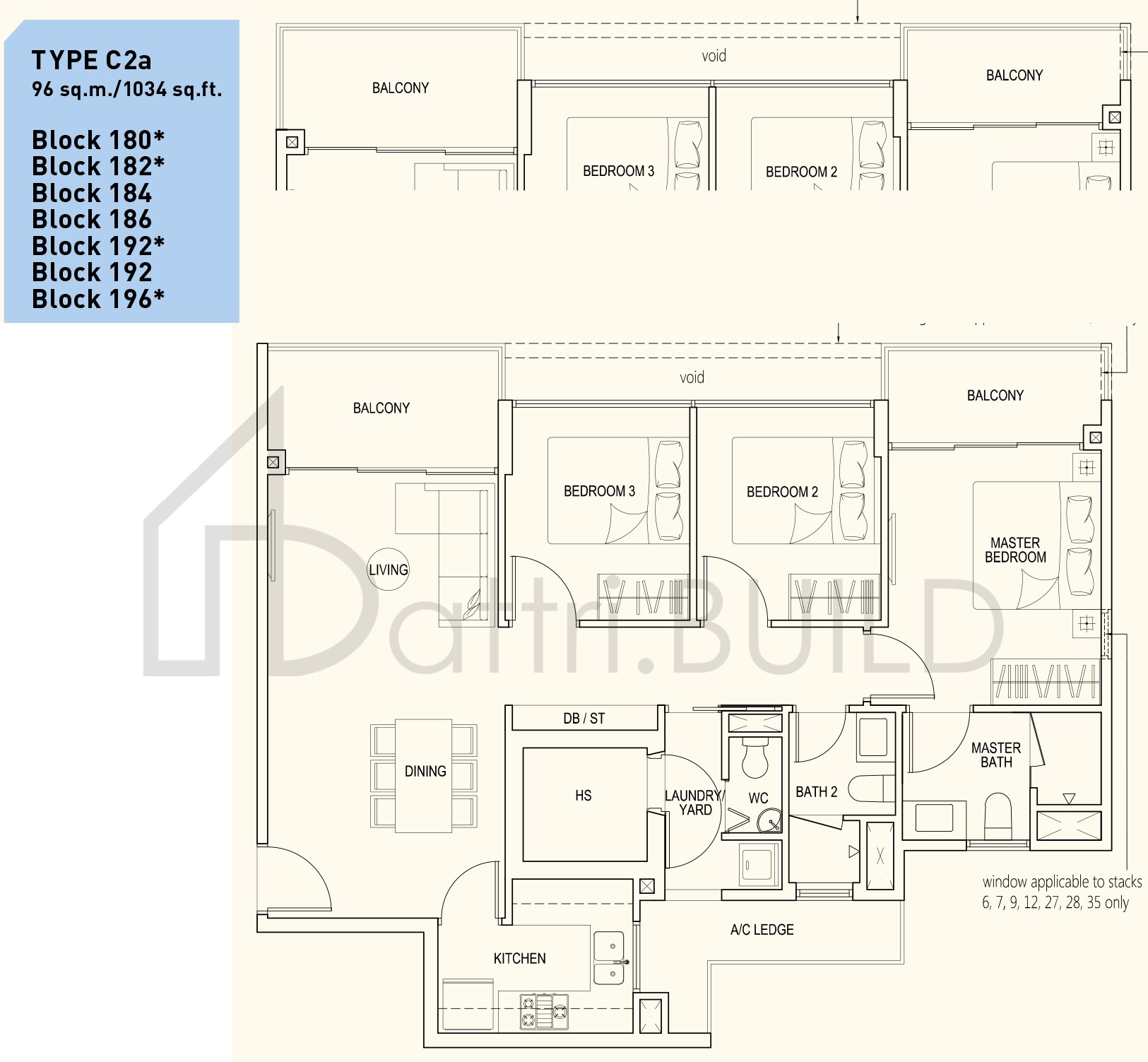 WESTWOOD RESIDENCES C2a floorplan (watermarked)