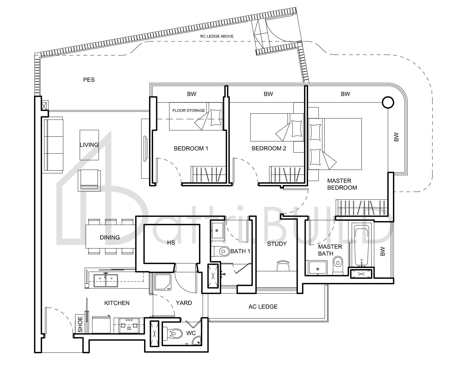 NV RESIDENCES C2a(p2) floorplan (watermarked)