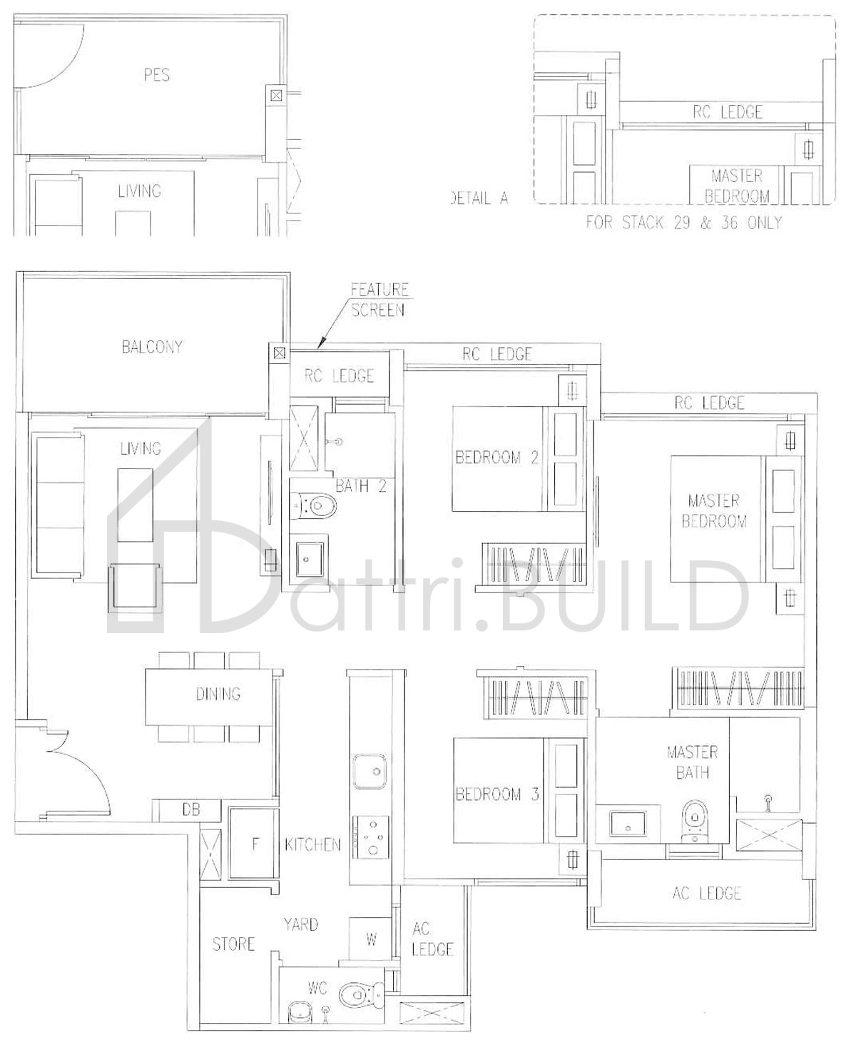 THE VISIONAIRE C5P floorplan (watermarked)