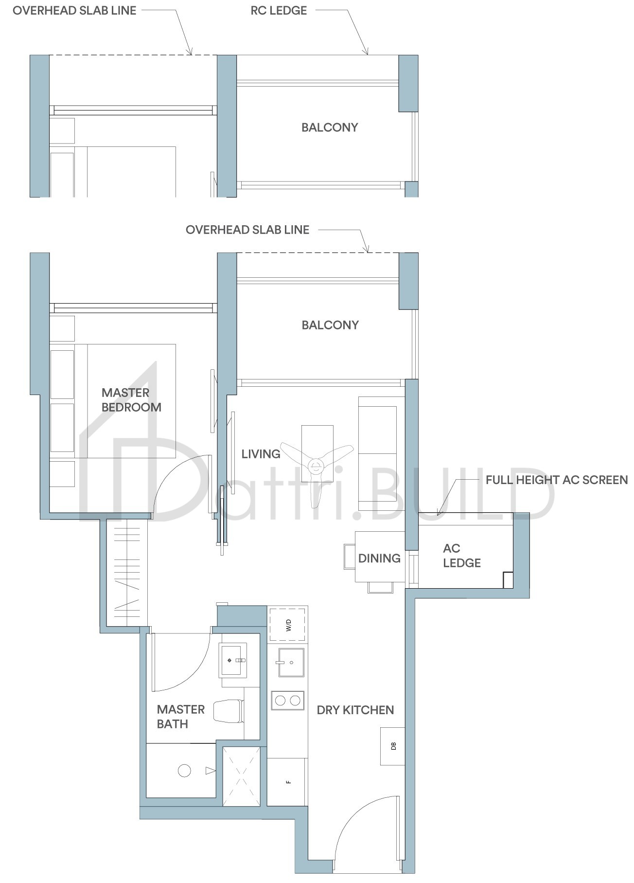 PARK PLACE RESIDENCES AT PLQ A2 floorplan (watermarked)