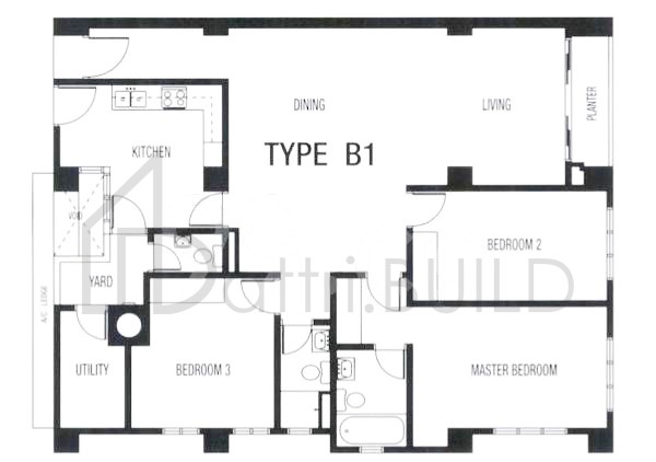 PROXIMO B1 floorplan (watermarked)