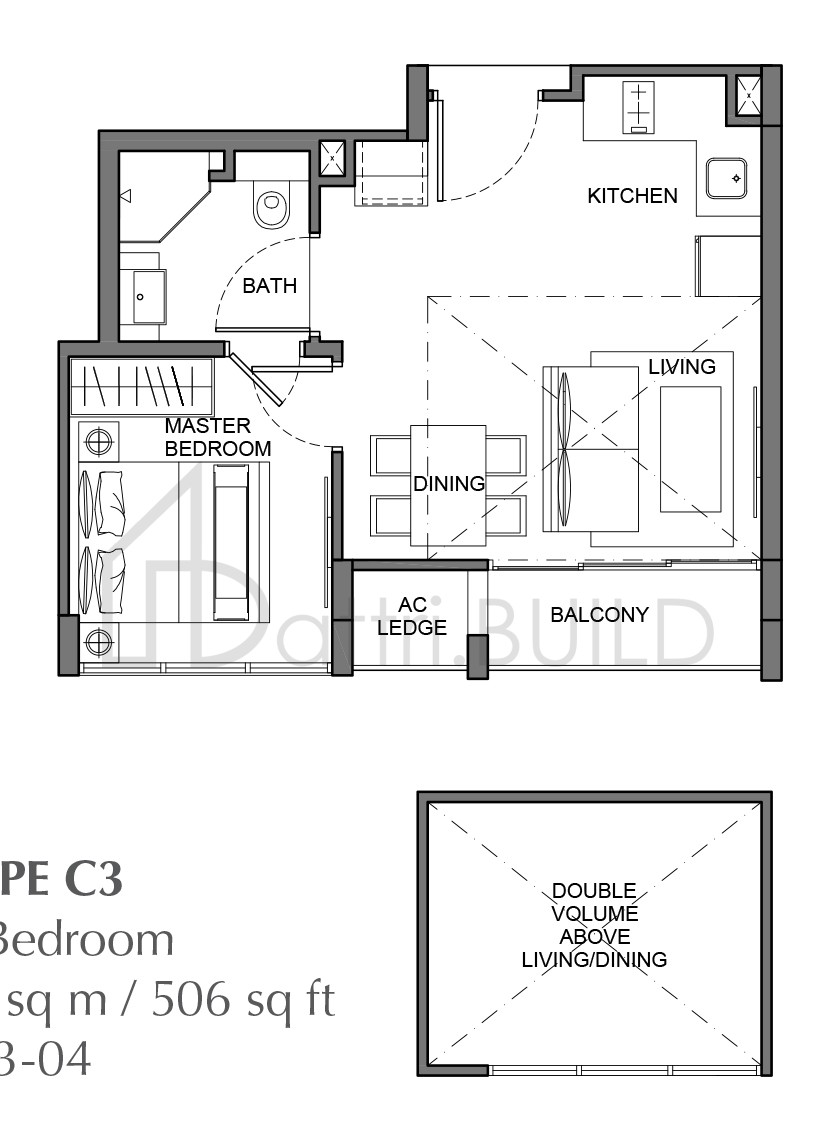 THE ENCLAVE . HOLLAND C3 floorplan (watermarked)