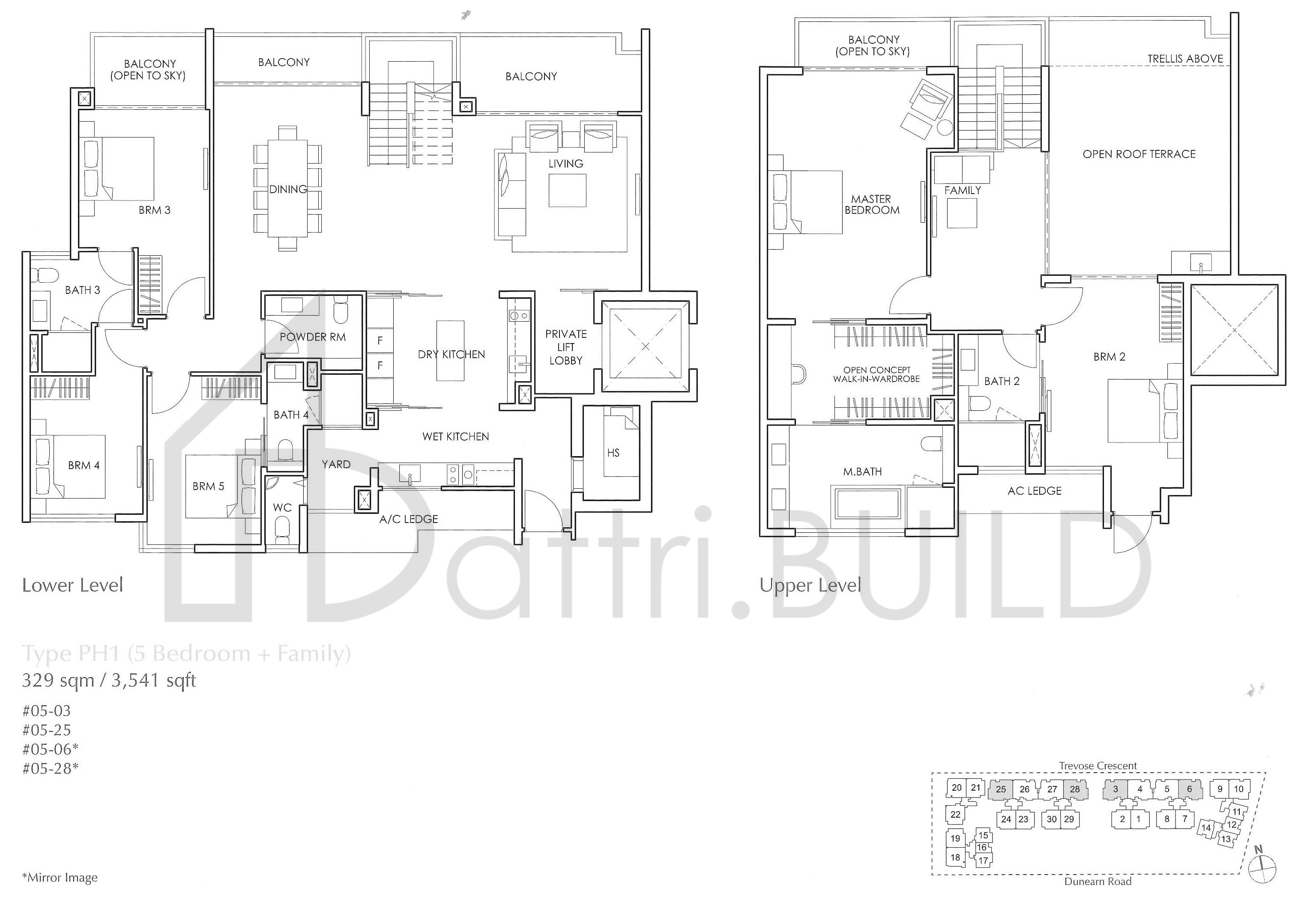 THE GLYNDEBOURNE PH1 floorplan (watermarked)