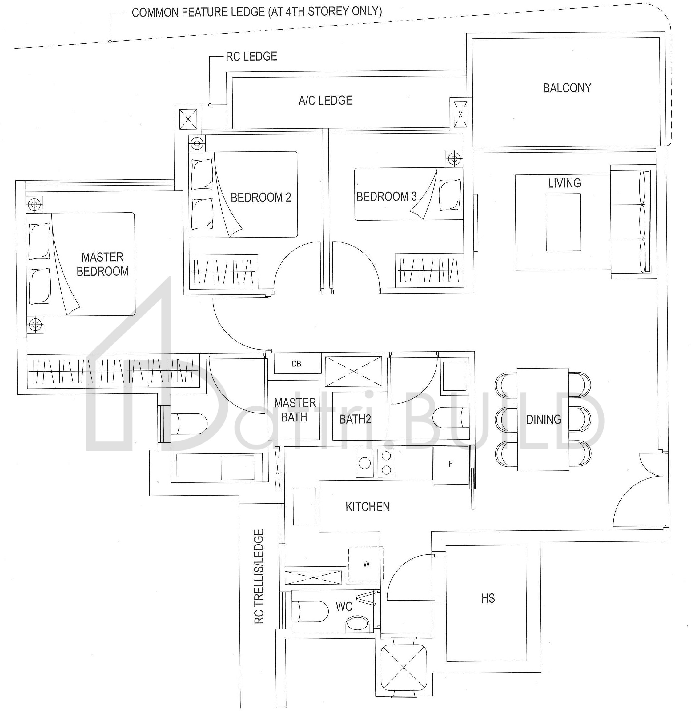 STARS OF KOVAN C3 floorplan (watermarked)