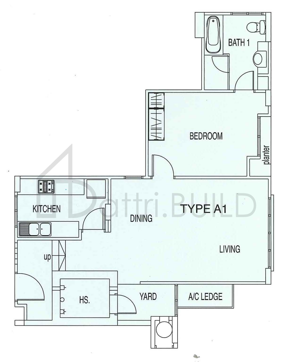 THE VINES A1 floorplan (watermarked)
