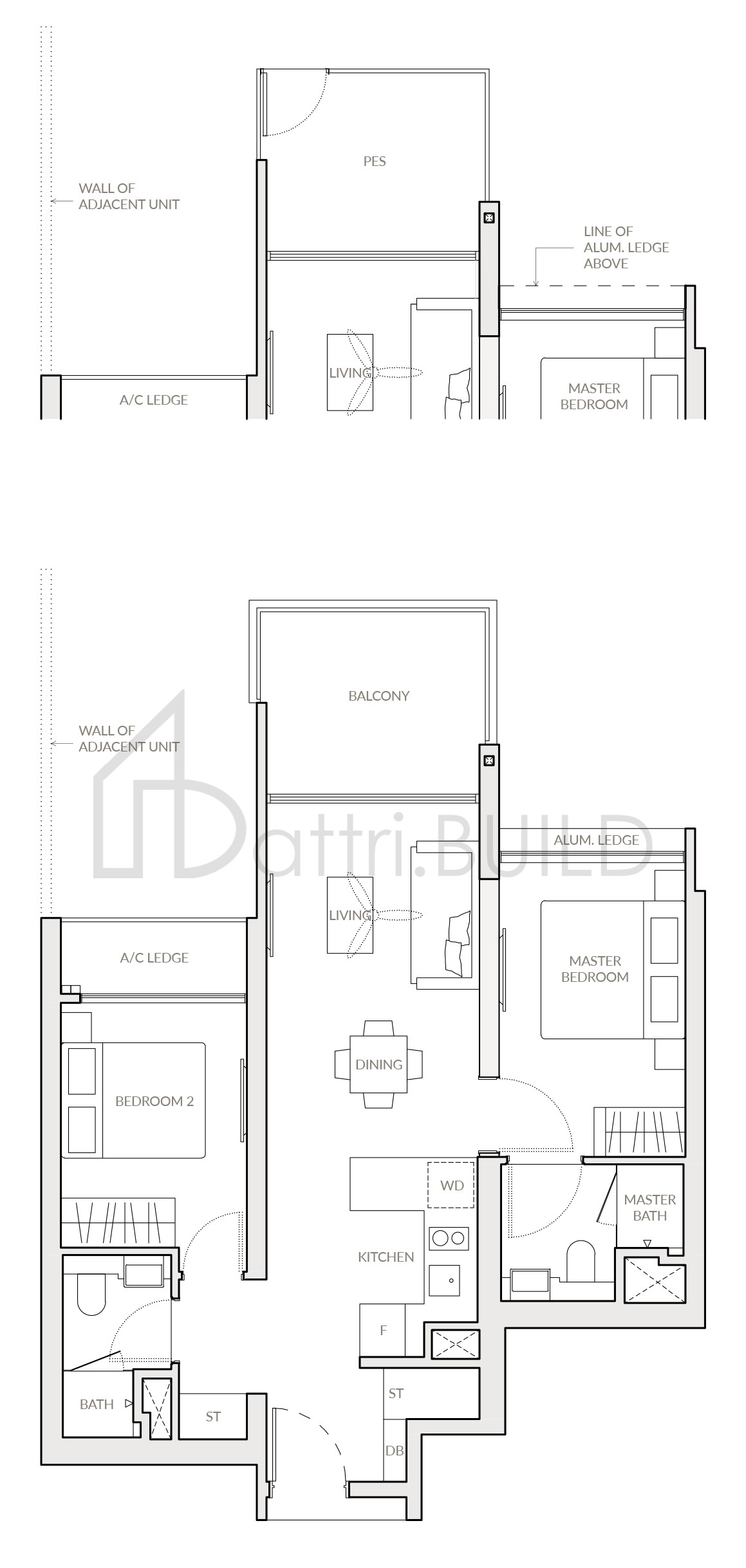THE WOODLEIGH RESIDENCES C2 floorplan (watermarked)