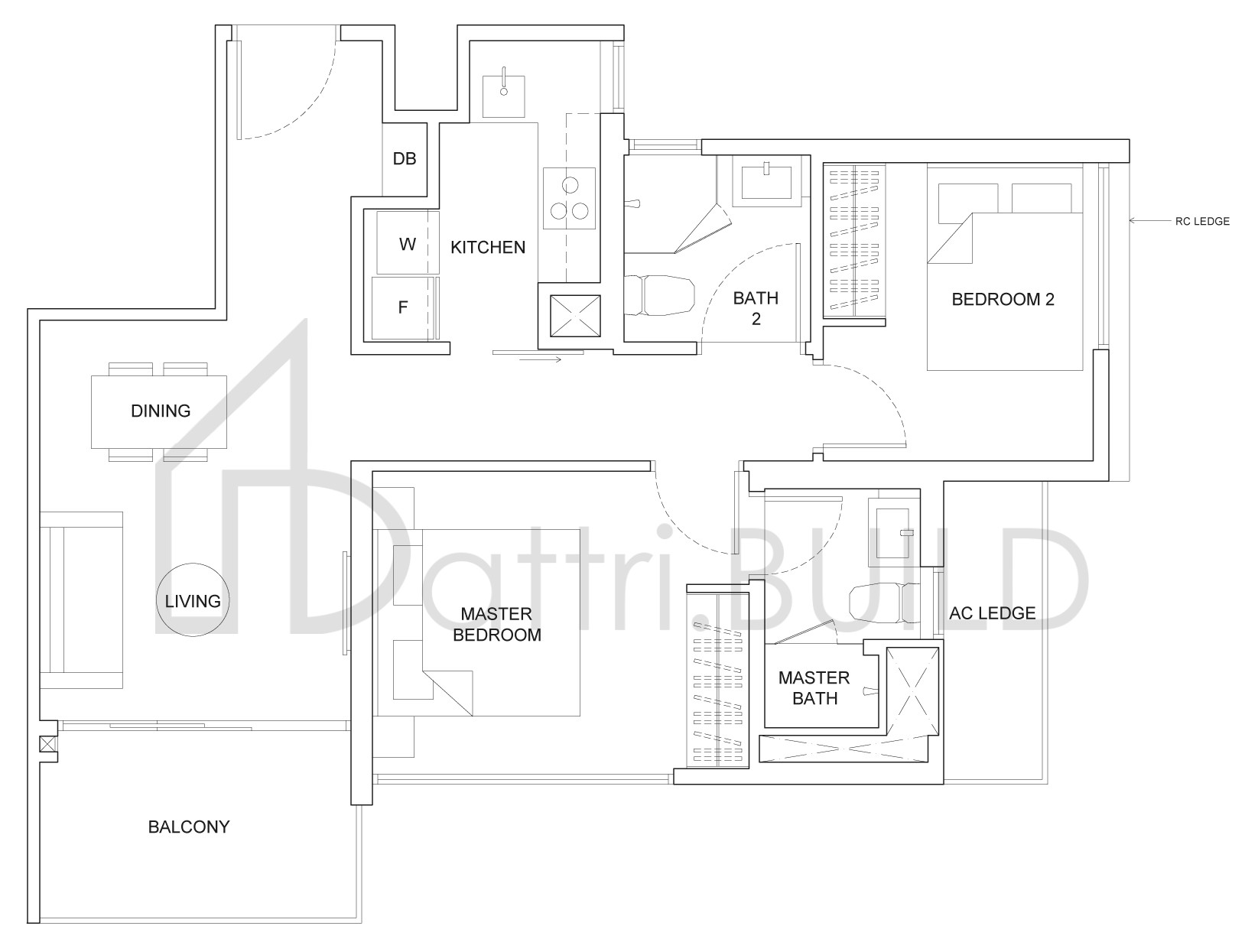 THE CRITERION A1 floorplan (watermarked)