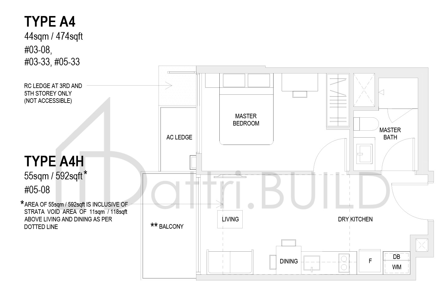 THE VERANDAH RESIDENCES A4H floorplan (watermarked)