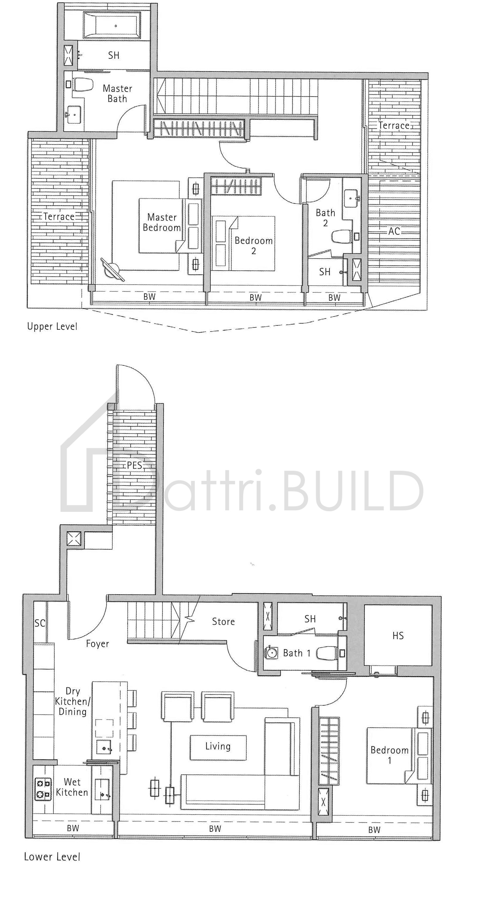 THE HOLLAND COLLECTION C3 floorplan (watermarked)