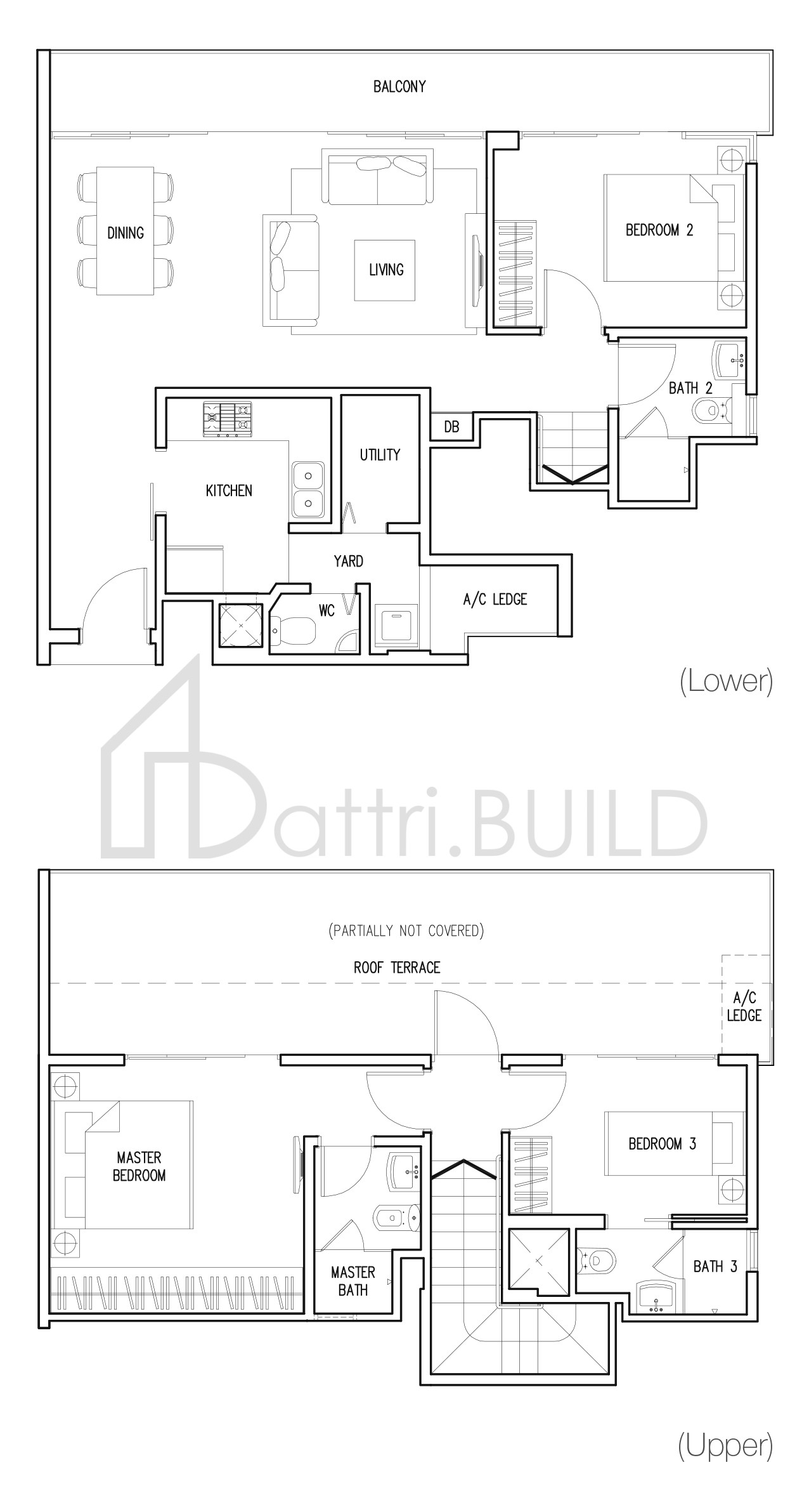 THE MILTONIA RESIDENCES C3-PHb floorplan (watermarked)