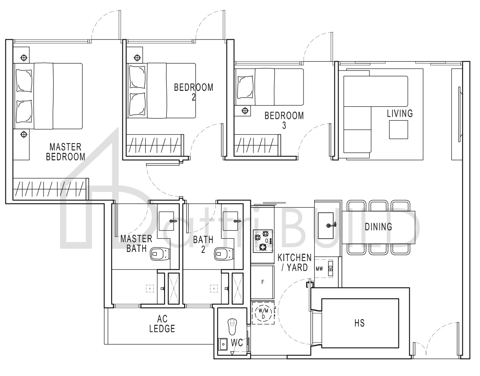 POLLEN & BLEU C2 (p) floorplan (watermarked)