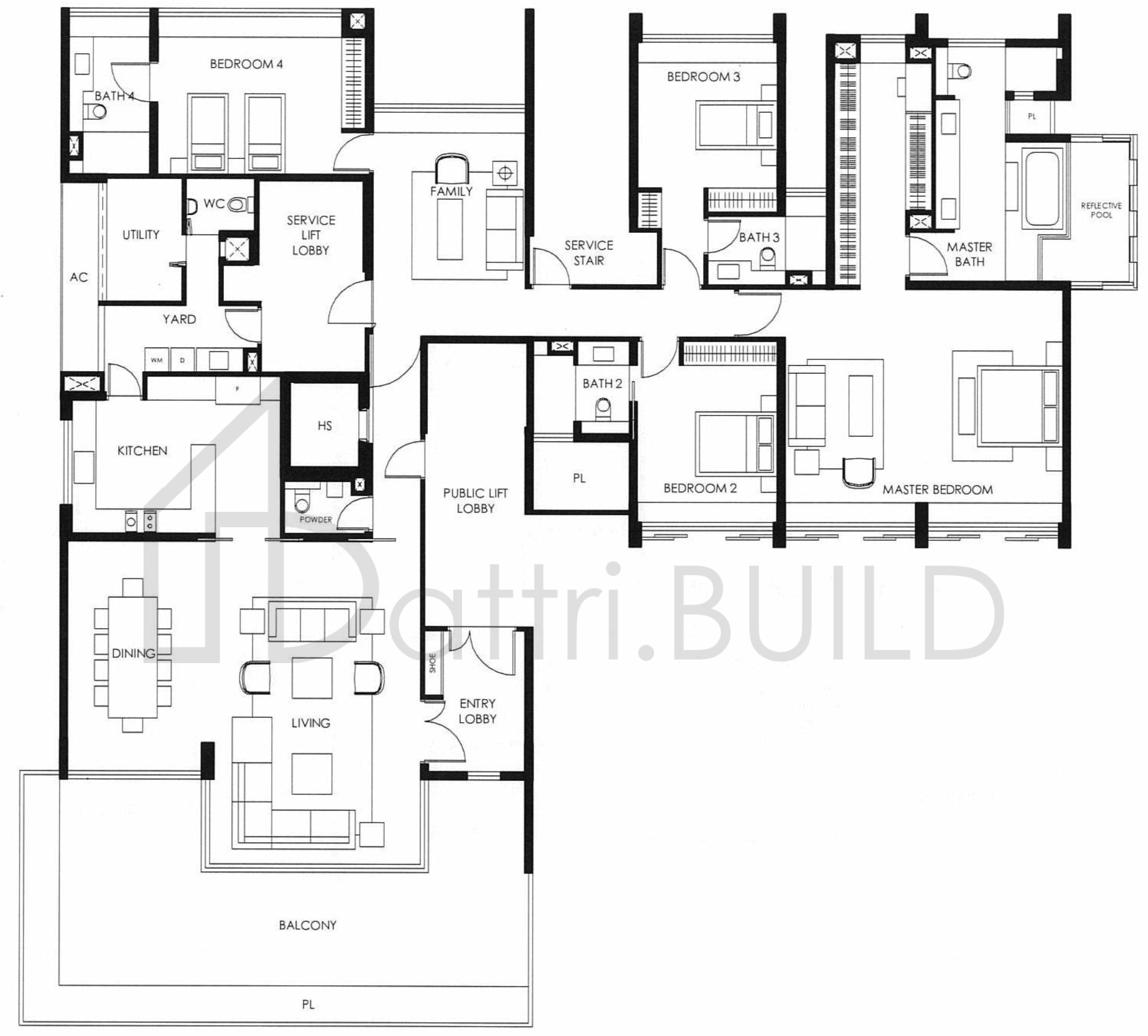 THE NASSIM E3 floorplan (watermarked)