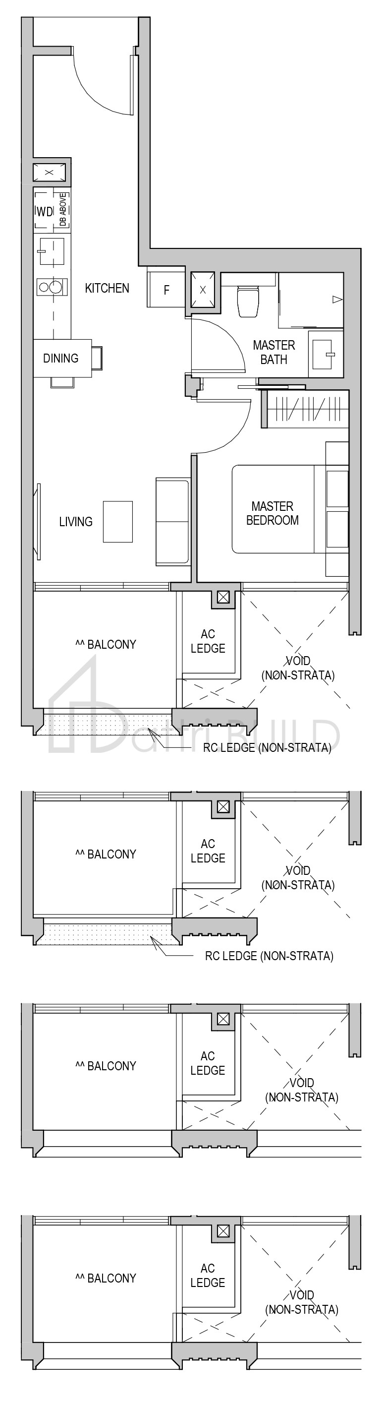 MAYFAIR MODERN A2 floorplan (watermarked)