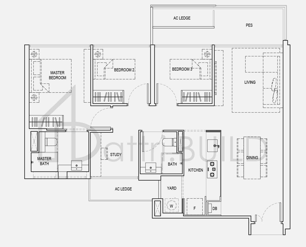 KANDIS RESIDENCE C3SG floorplan (watermarked)