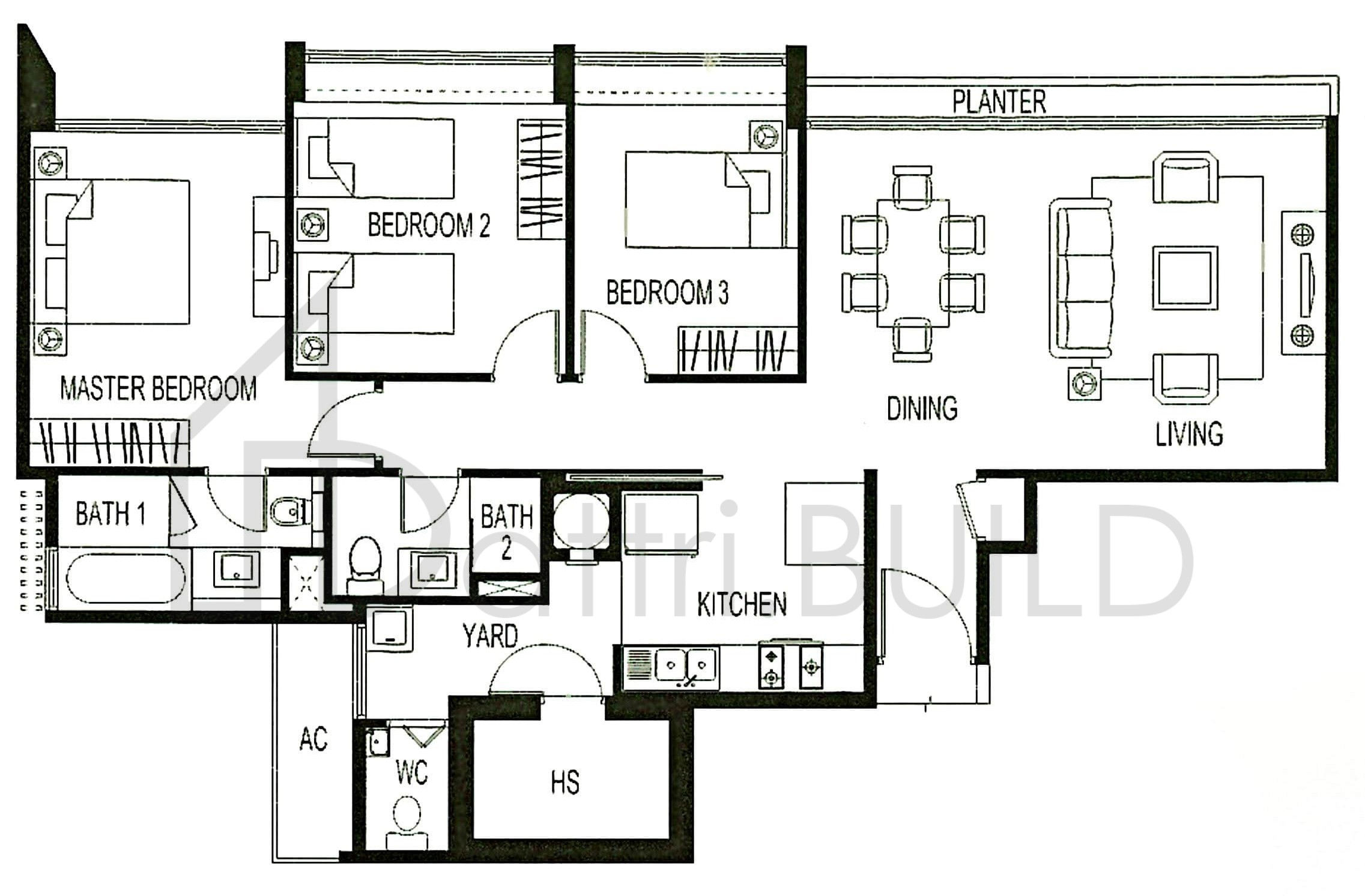 BELMOND GREEN C3a floorplan (watermarked)