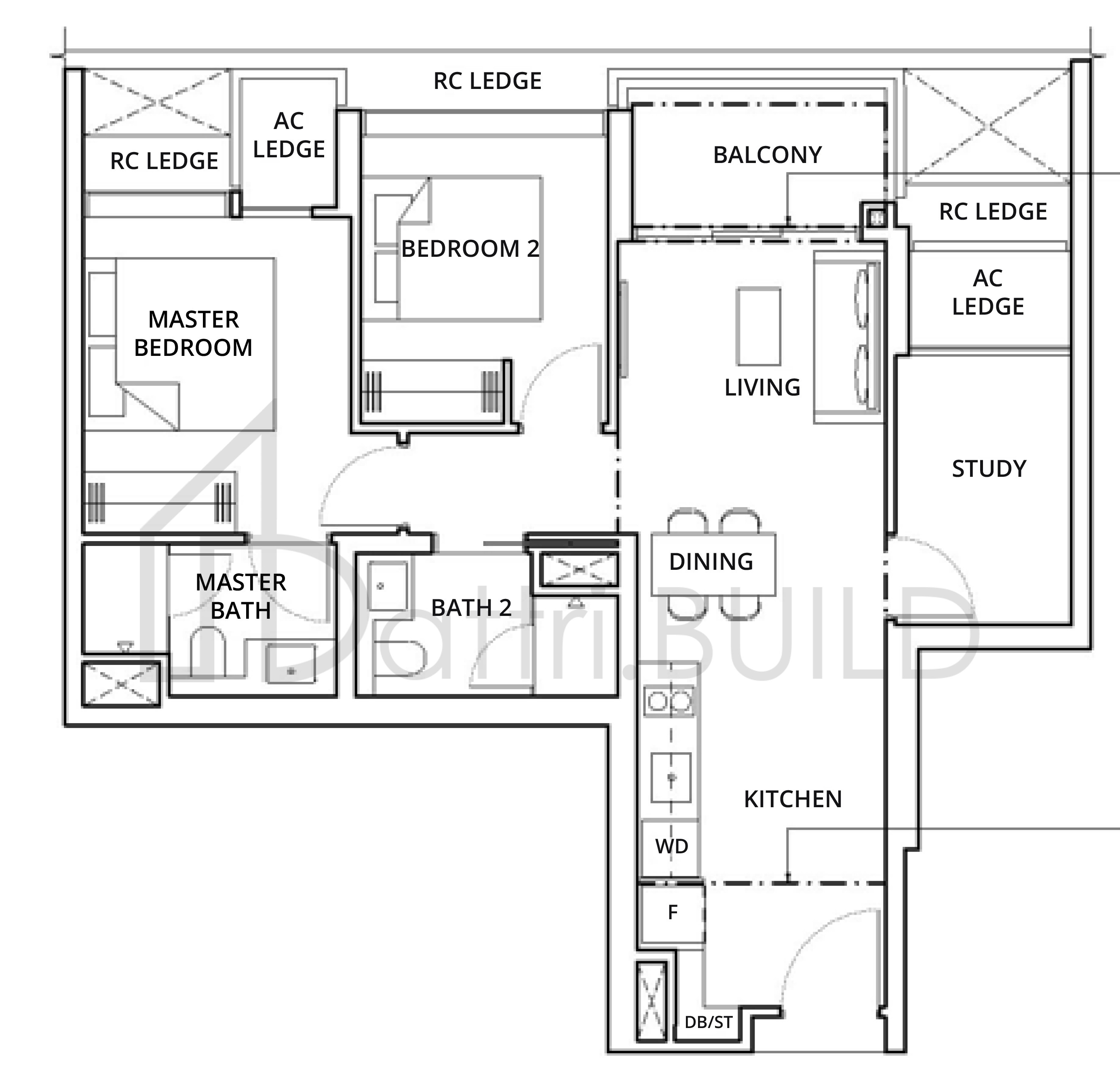 ONE NORTH EDEN B3 floorplan (watermarked)