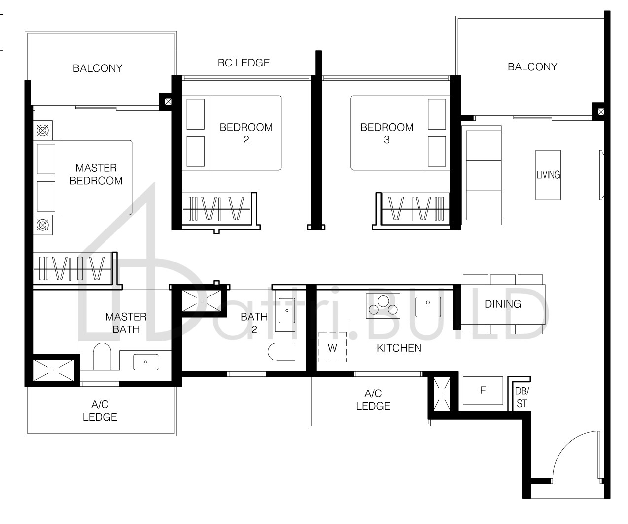 LE QUEST C4 floorplan (watermarked)