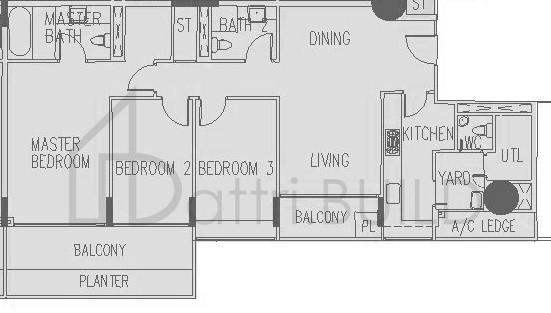 THE INTERLACE B3(149) floorplan (watermarked)